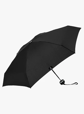 Mini Flat Umbrella Black