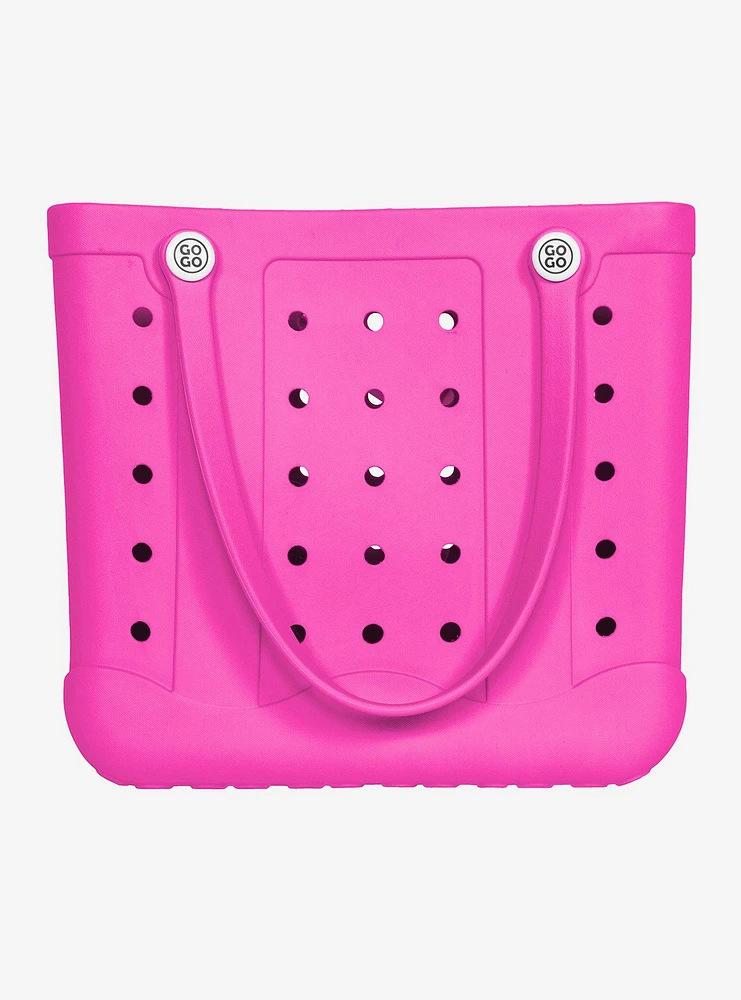 Waterproof Tote Bag Neon Pink