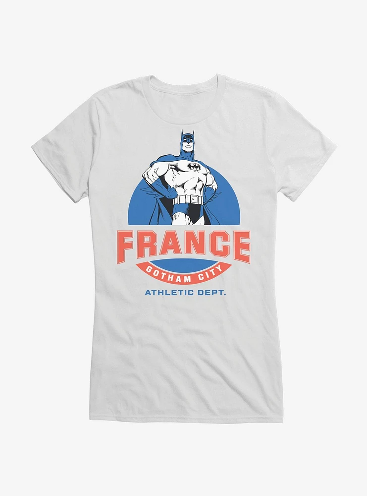 DC Comics Batman France Athletic Dept. Girls T-Shirt