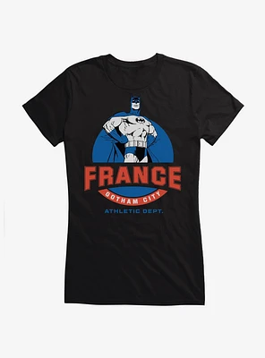 DC Comics Batman France Athletic Dept. Girls T-Shirt