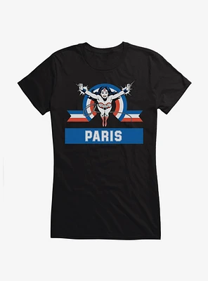 DC Comics Wonder Woman Paris Girls T-Shirt