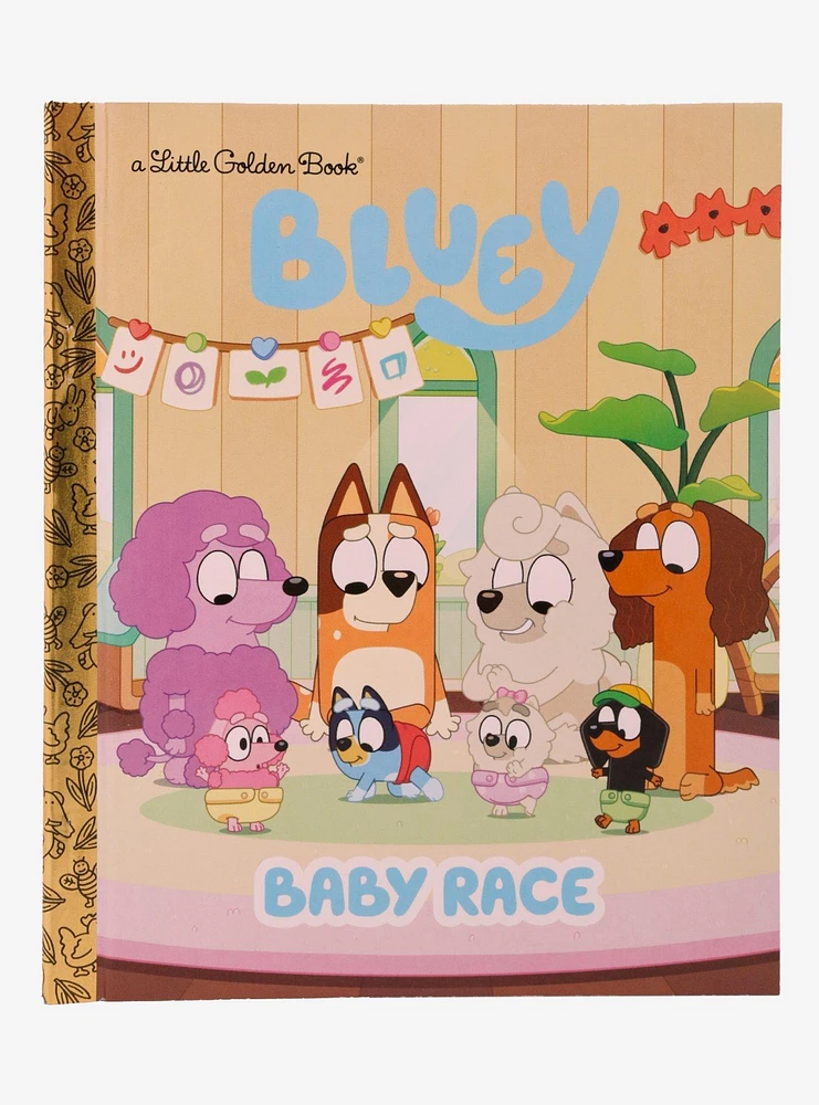 Little Golden Book Bluey Baby Race Book