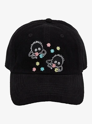 Studio Ghibli® Spirited Away Soot Sprites Black Corduroy Dad Cap