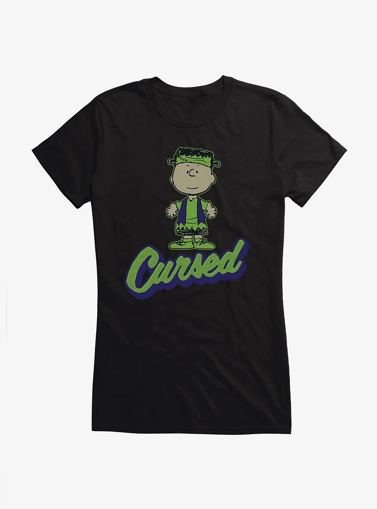 Peanuts Charlie Brown Cursed Girls T-Shirt