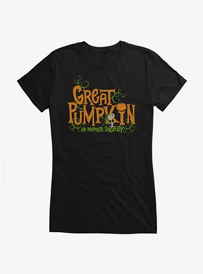 Peanuts Great Pumpkin Girls T-Shirt