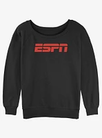 ESPN Logo Girls Slouchy Sweatshirt