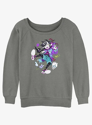 Devil's Candy Kazu Badge Girls Slouchy Sweatshirt