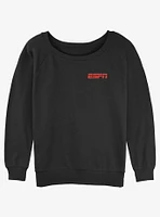 ESPN Pocket Logo Girls Slouchy Sweatshirt