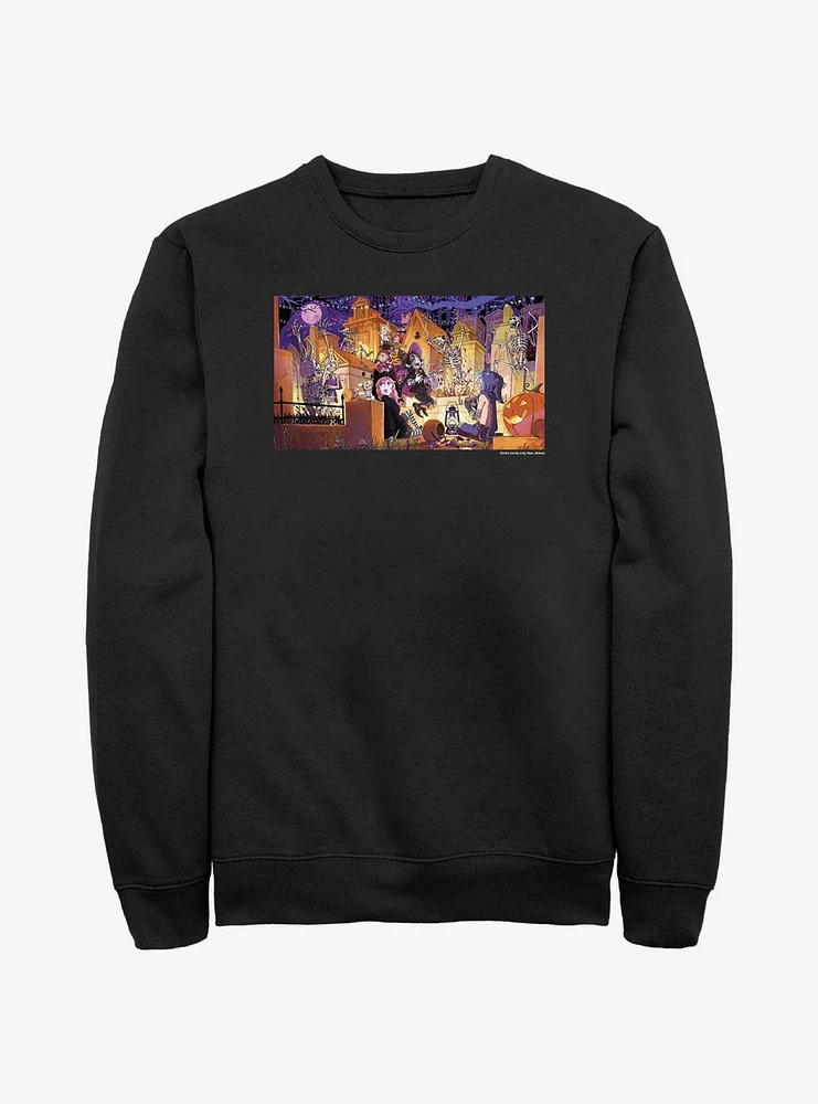 Devil's Candy Halloween Wallpaper Sweatshirt