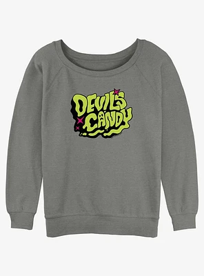 Devil's Candy Logo Girls Slouchy Sweatshirt