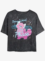 Disney Pixar Turning Red Meilin Being Weird Is Not A Phase Girls Mineral Wash Crop T-Shirt