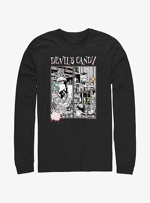 Devil's Candy Comic Panels Long-Sleeve T-Shirt