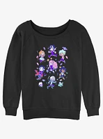 Devil's Candy Chibi Jumble Girls Slouchy Sweatshirt