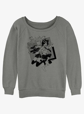 Devil's Candy Kazu & Pandora Joy Ink Girls Slouchy Sweatshirt