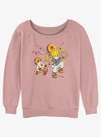 Rainbow Brite Parade Pals Girls Slouchy Sweatshirt