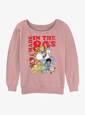 Rainbow Brite Made The 80's Girls Slouchy Sweatshirt