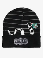 Beetlejuice Sandworm Stripe Beanie