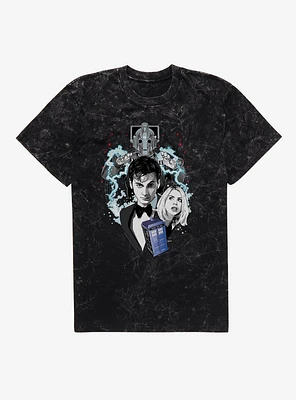 Doctor Who Rise Of The Cybermen Mineral Wash T-Shirt