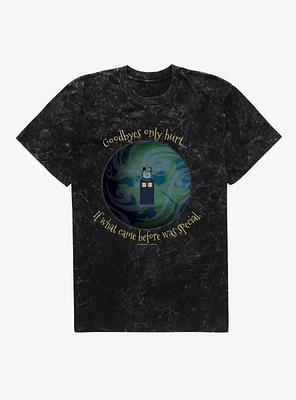 Doctor Who Goodbyes Hurt Mineral Wash T-Shirt