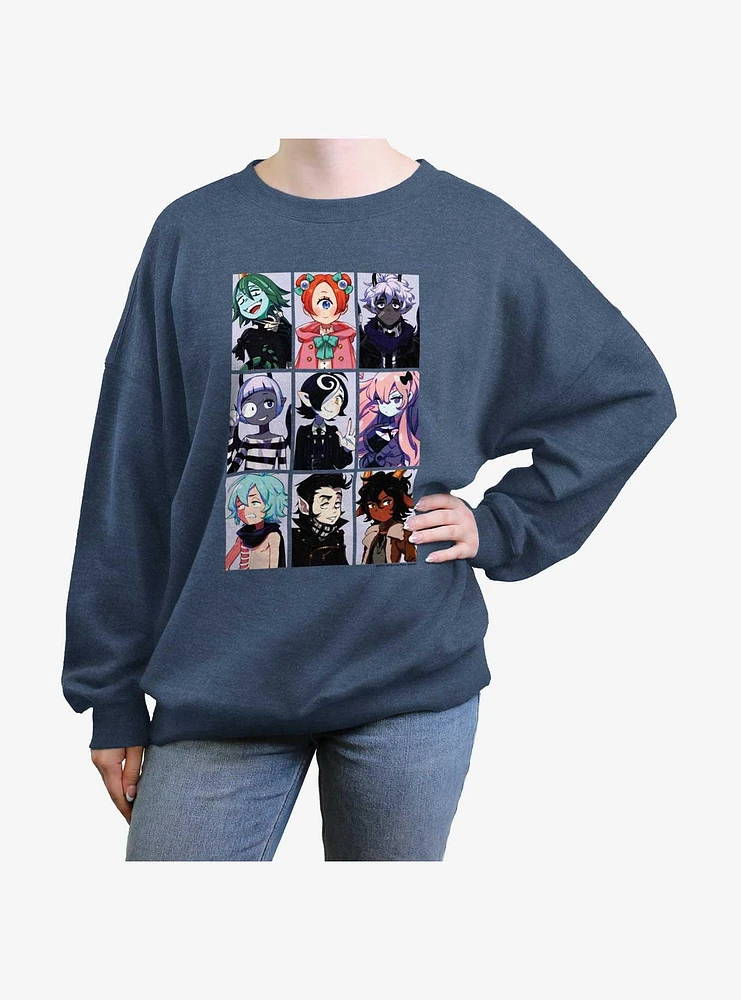 Devil's Candy Class Photo Girls Oversized Sweatshirt