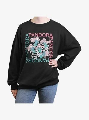 Devil's Candy Pandora's Box Girls Oversized Sweatshirt