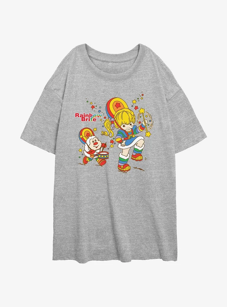 Rainbow Brite Parade Pals Girls Oversized T-Shirt