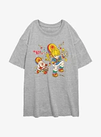 Rainbow Brite Parade Pals Girls Oversized T-Shirt