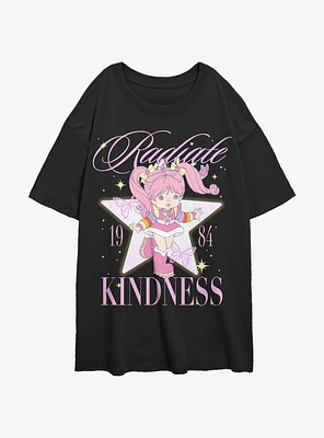 Rainbow Brite Tickled Pink Girls Oversized T-Shirt