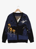 Disney The Nightmare Before Christmas Jack & Sally Spiral Hill Women's Plus Cardigan - BoxLunch Exclusive