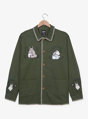 Our Universe Studio Ghibli My Neighbor Totoro Embroidered Sage Jacket — BoxLunch Exclusive