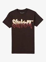 Slipknot Goat Skulls Brown Two-Sided Boyfriend Fit Girls T-Shirt