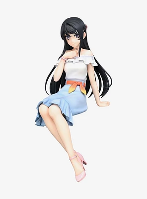 FuRyu Rascal Does Not Dream of Bunny Girl Senpai Noodle Stopper Mai Sakurajima Figure (Summer Outfit Ver.)