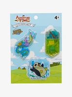 Adventure Time Liquid Filled Glitter Sticker Sheet