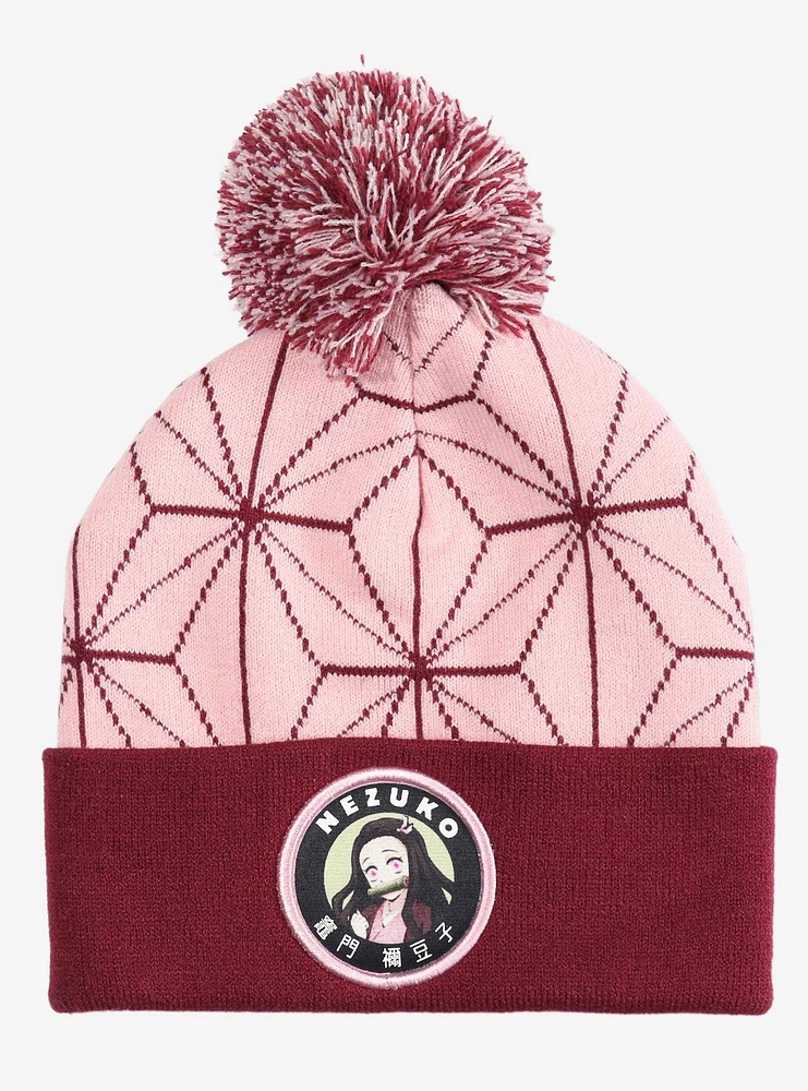 Demon Slayer: Kimetsu No Yaiba Nezuko Pom Beanie