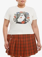 Thorn & Fable Cozy Ghost Girls Baby T-Shirt Plus