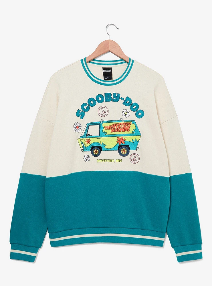 Scooby-Doo! Mystery Machine Panel Crewneck — BoxLunch Exclusive