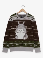 Our Universe Studio Ghibli My Neighbor Totoro Patterned Holiday Sweater - BoxLunch Exclusive