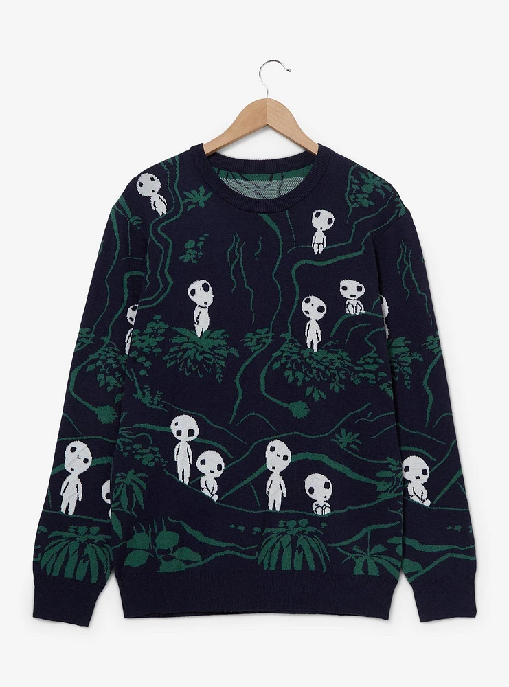 Our Universe Studio Ghibli Princess Mononoke Kodama Forest Glow-in-the-Dark Sweater - BoxLunch Exclusive