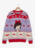 Our Universe Studio Ghibli Kiki's Delivery Service Patterned Holiday Sweater - BoxLunch Exclusive