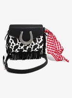 Loungefly Disney Mickey Mouse Western Fringe Crossbody Bag