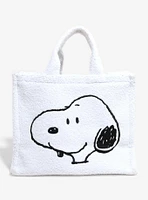 Peanuts Snoopy & Woodstock Sherpa Tote Bag