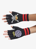 One Piece Luffy Icons Fingerless Gloves