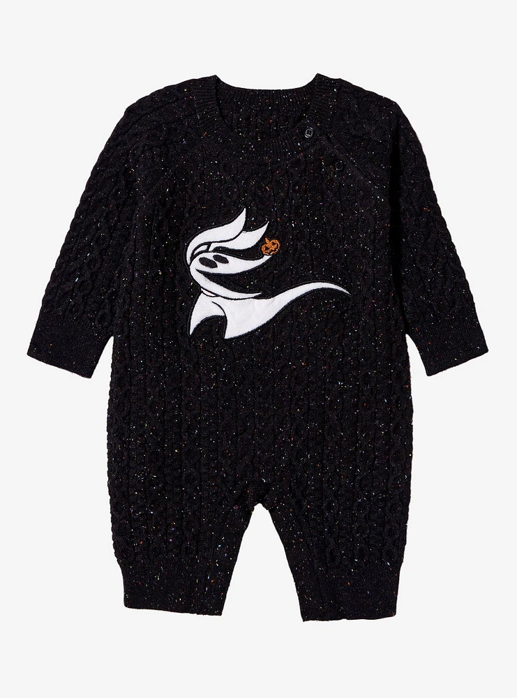 Disney The Nightmare Before Christmas Zero Cable Knit Infant One-Piece