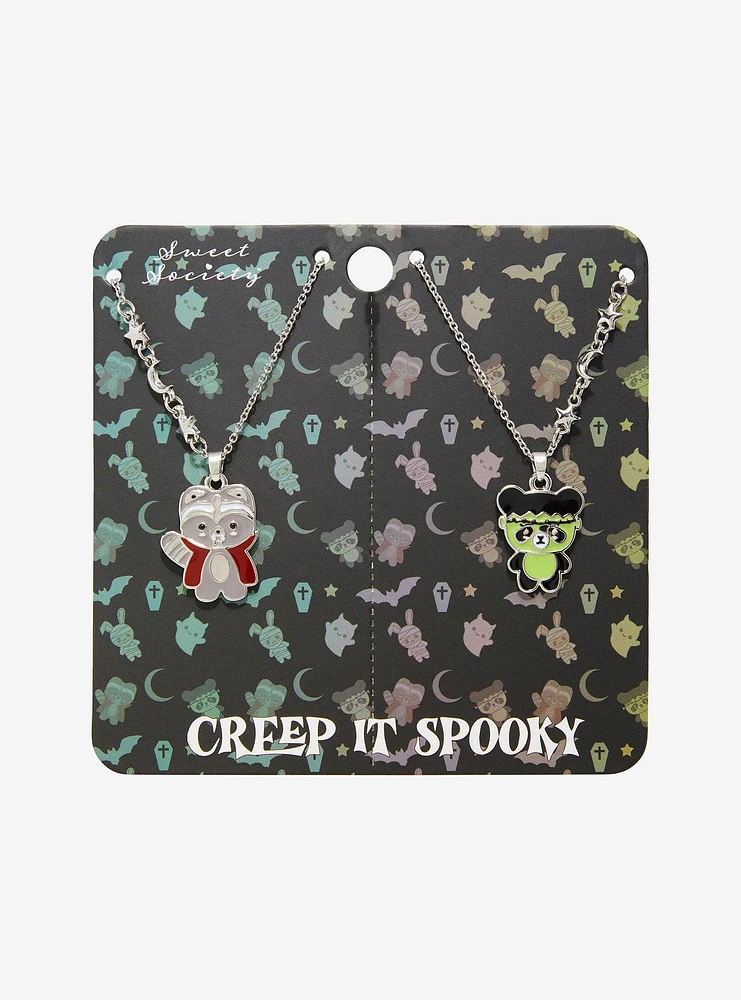 Sweet Society Monster Critter Best Friend Necklace Set