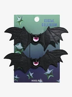 Social Collision Monster Eye Bat Hair Clip Set