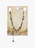 Social Collision Music Note Charm Necklace