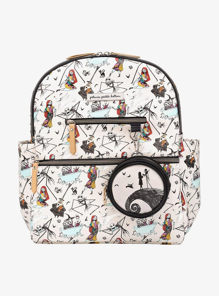 Petunia Pickle Bottom Disney The Nightmare Before Christmas Characters Allover Print Ace Backpack & Coin Purse