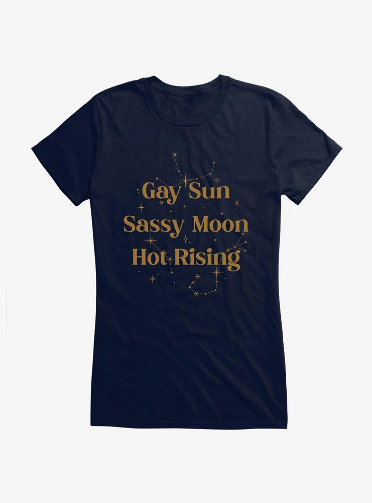 Hot Topic Gay Sun Sassy Moon Rising Girls T-Shirt
