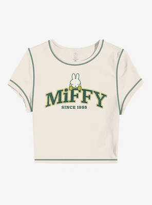 Miffy Varsity Contrast Stitch Girls Baby T-Shirt