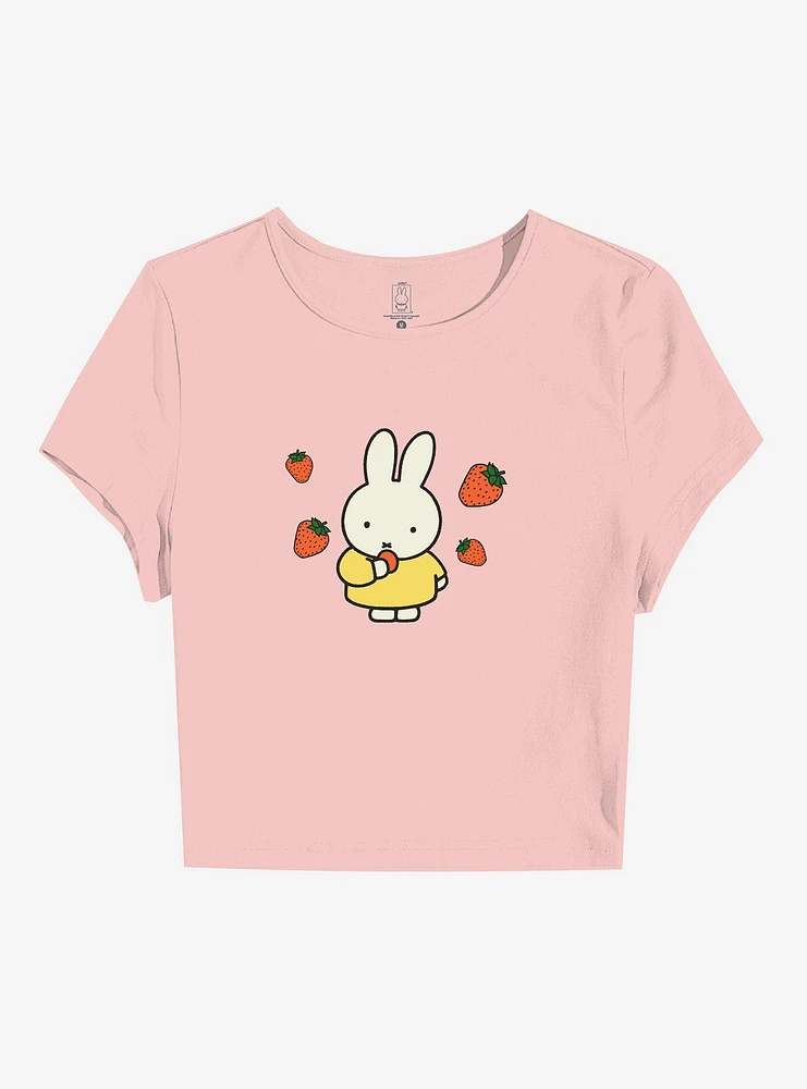 Miffy Strawberry Girls Baby T-Shirt